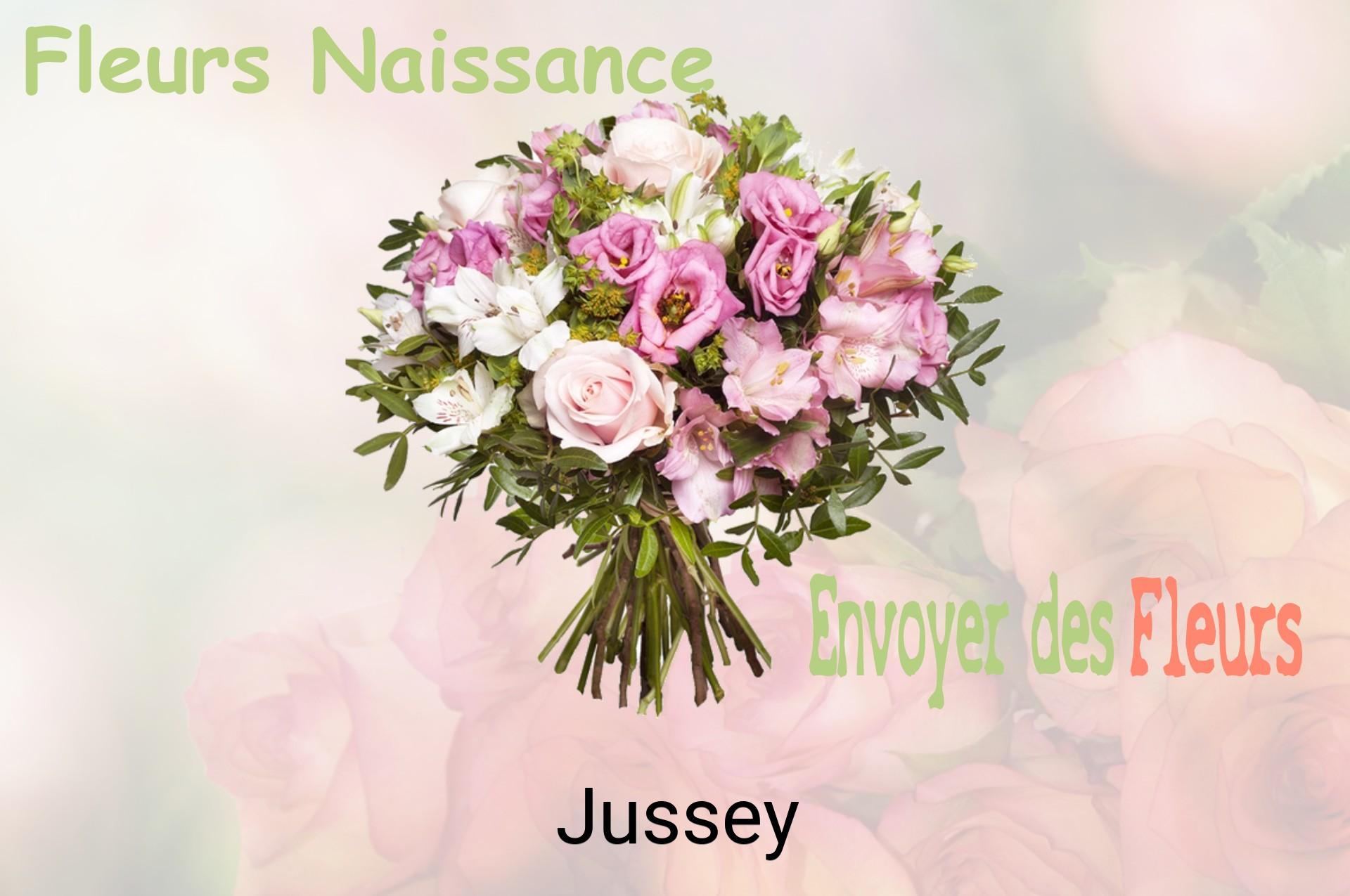 Bouquet de fleurs de naissance livré à Jussey